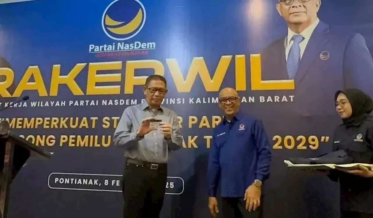 Eks Gubernur Kalbar Sutarmidji Resmi Gabung NasDem