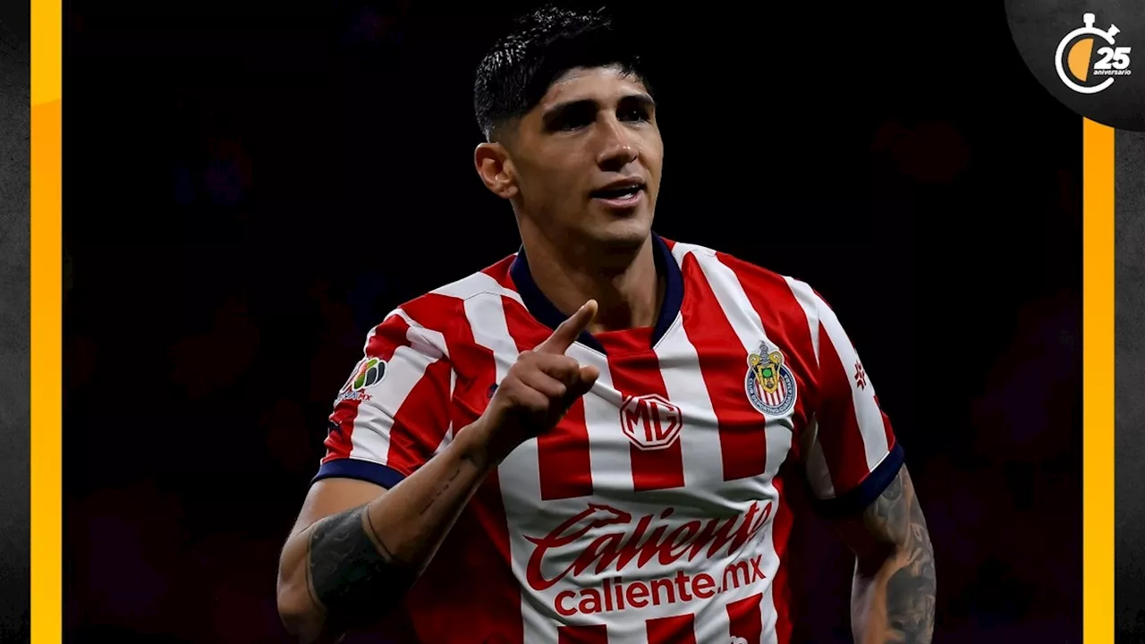 Alan Pulido regresa a la Liga MX con gol tras 5 años y 2 meses