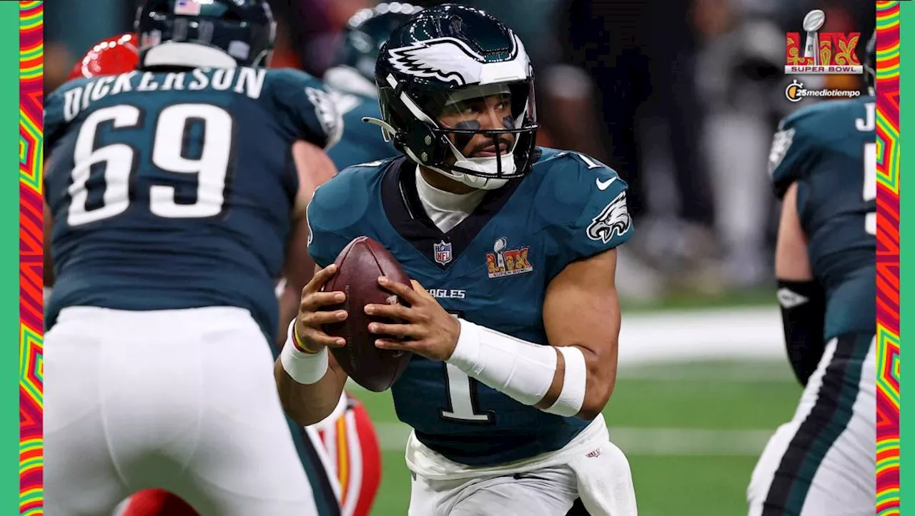 ¡No habrá tricampeonato! Philadelphia Eagles dominaron a los Kansas City Chiefs en el Super Bowl LIX