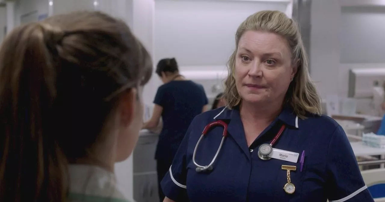 Casualty fans do double take as EastEnders legend rocks up in show