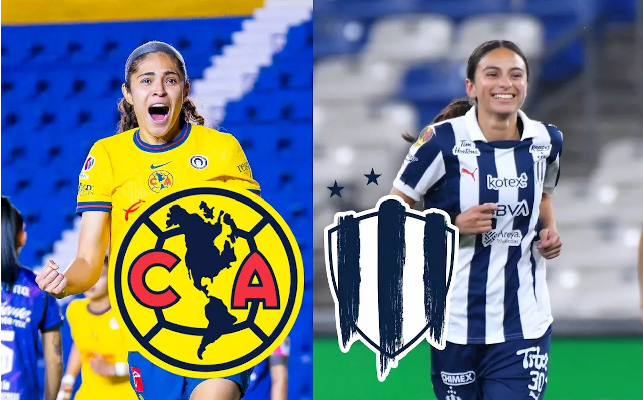 ¿A qué hora juega América vs Monterrey? Dónde VER partido de la Liga MX Femenil 2025