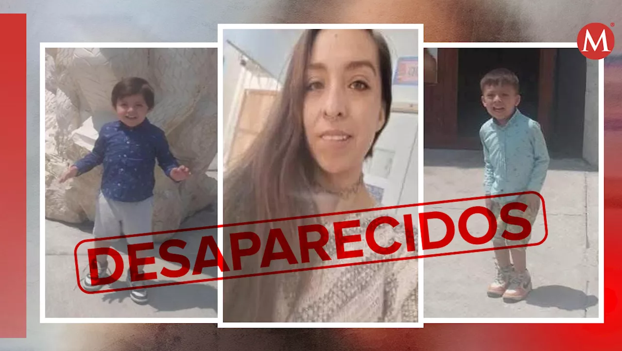 Buscan a Giselle Rubí y sus hijos Thiago y Gibram en Puebla; llevan 6 días desaparecidos