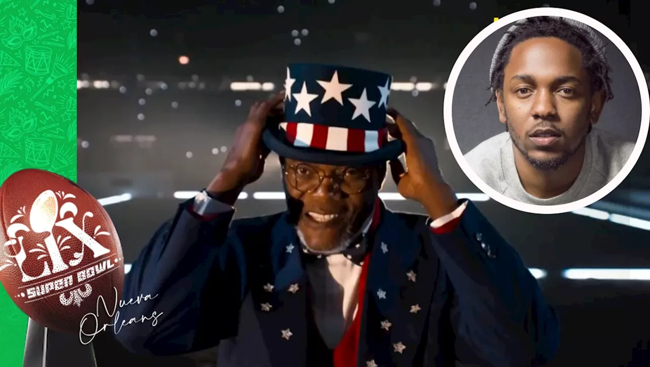 Samuel L. Jackson se transforma en 'Tío Sam' durante el show de medio tiempo del Super Bowl LIX