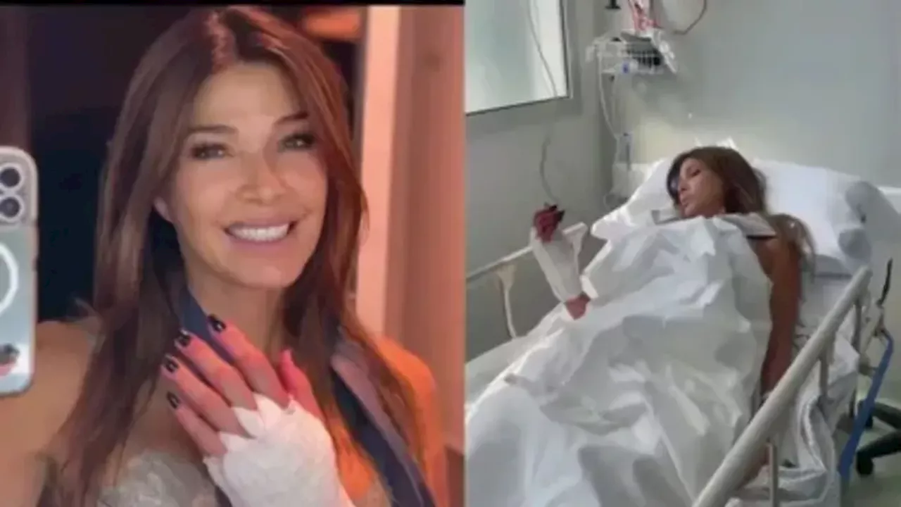 Catherine Fulop se somete a cirugía por síndrome del túnel carpiano