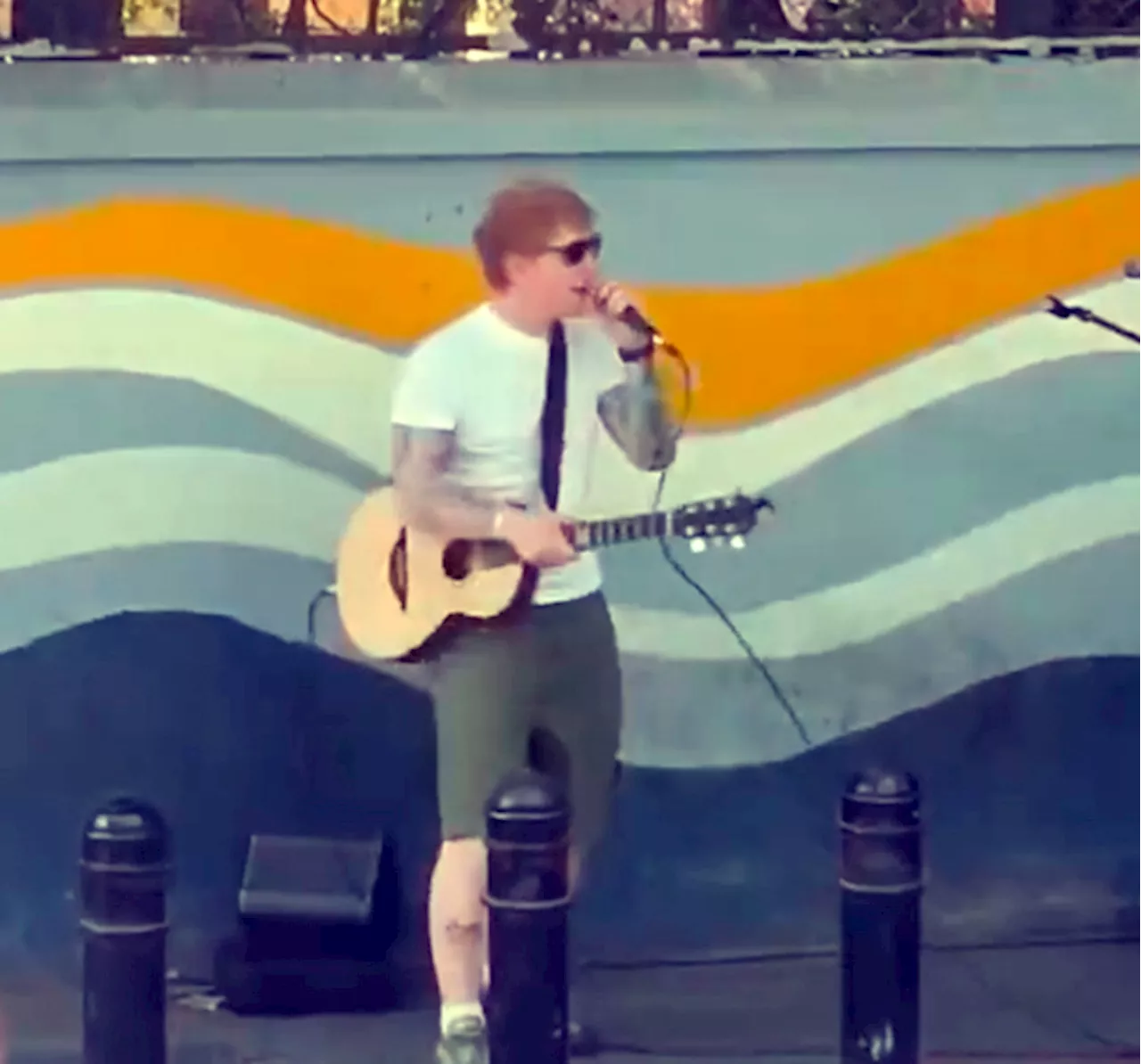 Ed Sheeran's Street Performance Cut Short by Bengaluru Police