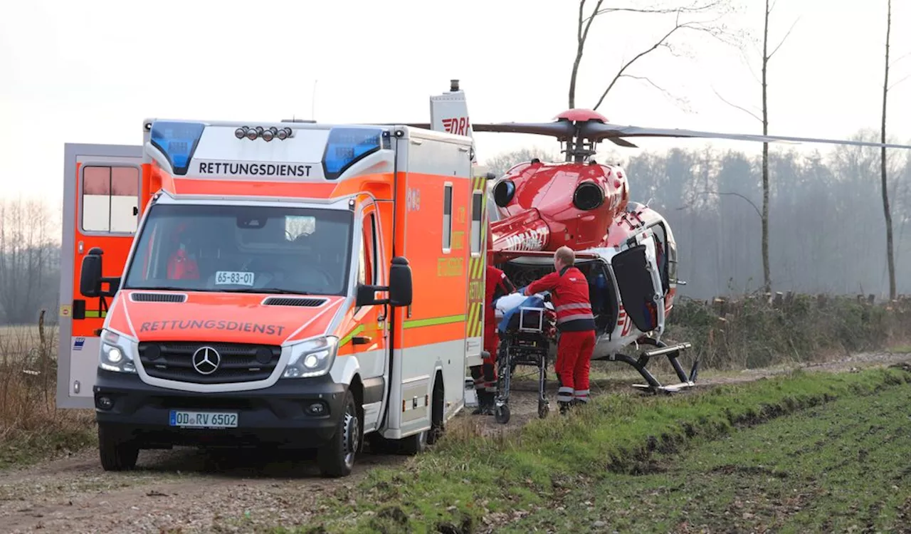 Nach Familienstreit? Frau mit Hubschrauber in Krankenhaus geflogen