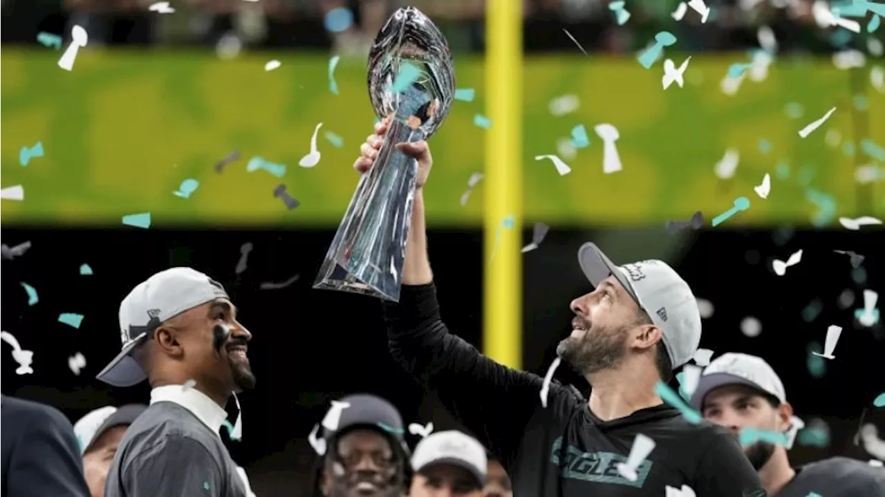 Eagles deny the Chiefs a Super Bowl three-peat in 40-22 rout