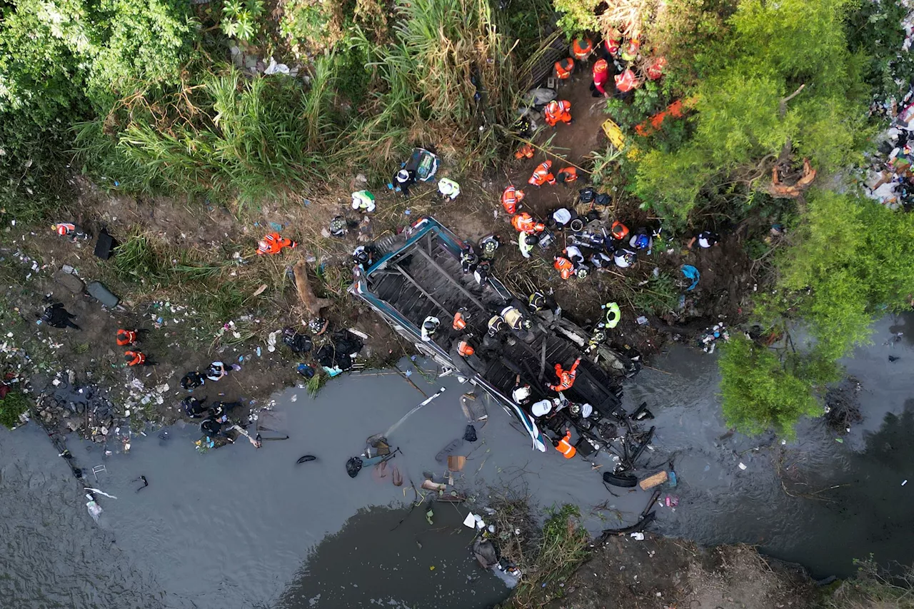 Busunglück in Guatemala: Mindestens 51 Tote