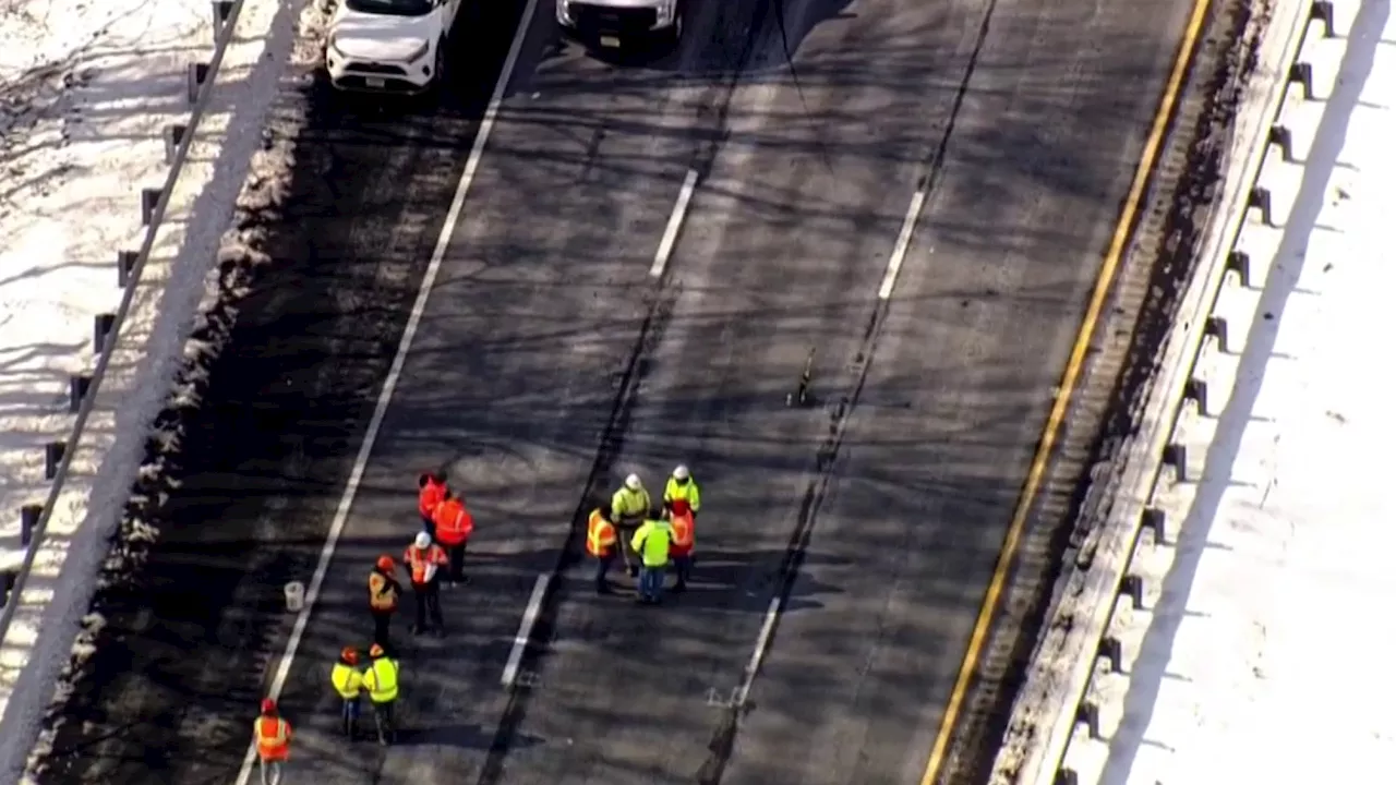 I-80 eastbound closed in New Jersey for sinkhole repairs