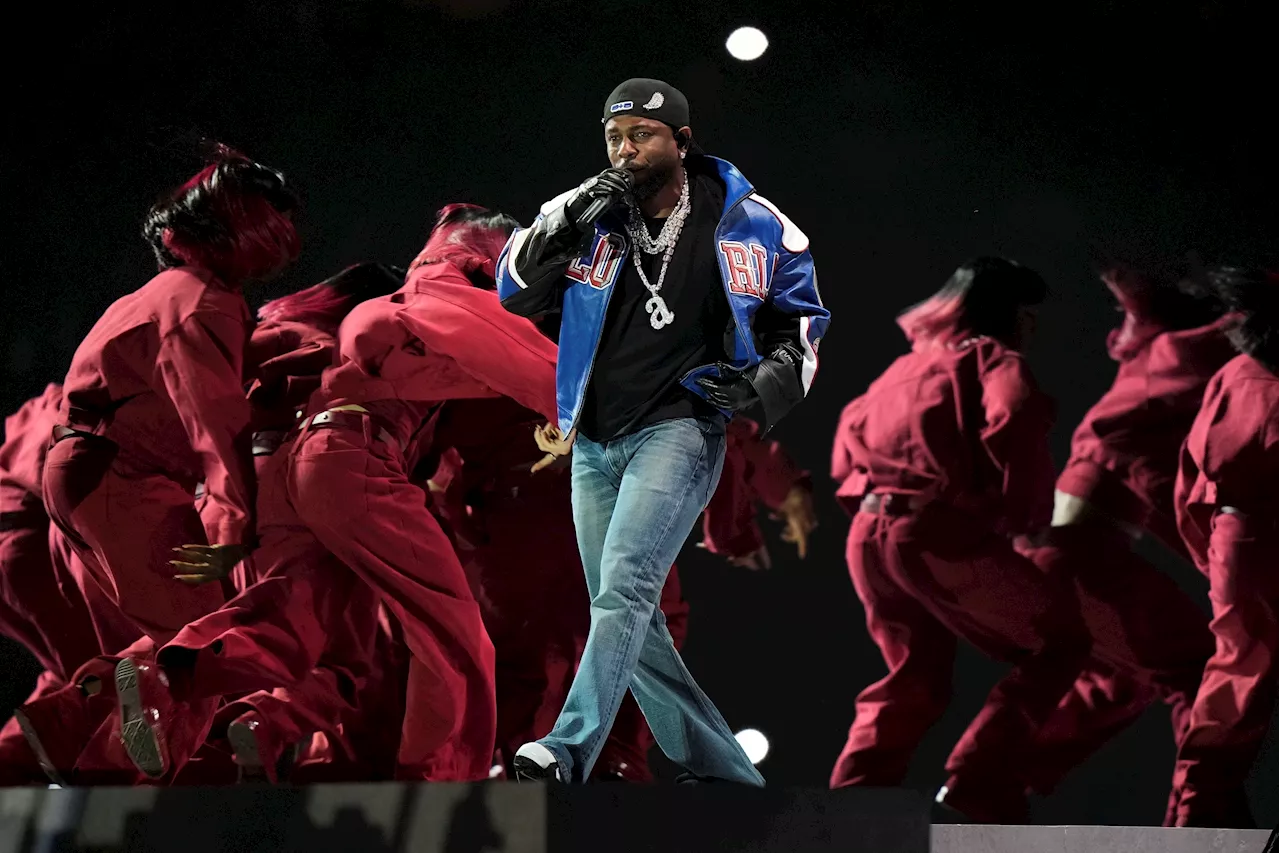 Kendrick Lamar's Celine Jeans Steal the Show at Super Bowl LIX