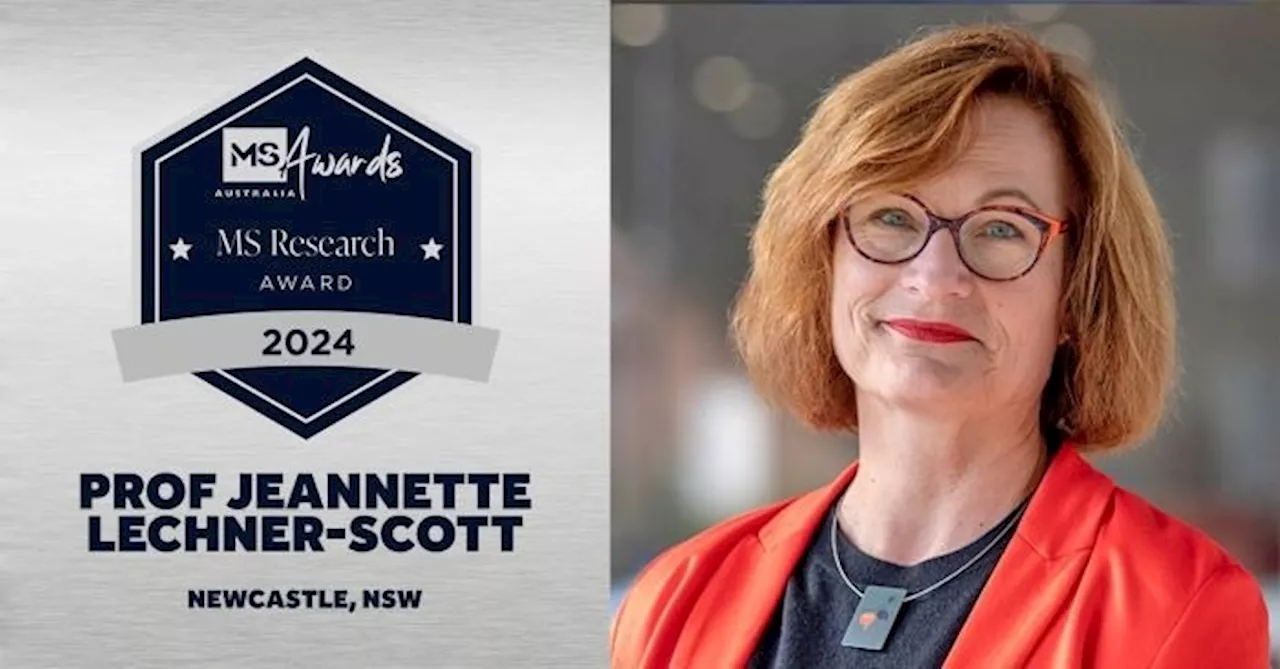 Professor Jeannette Lechner-Scott wins 2024 MS Research Award