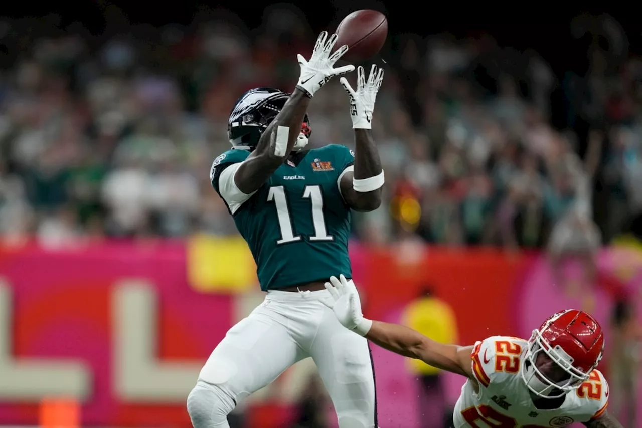 Eagles’ A.J. Brown shows his Super Bowl inner excellence with dagger TD in historic win over Chiefs