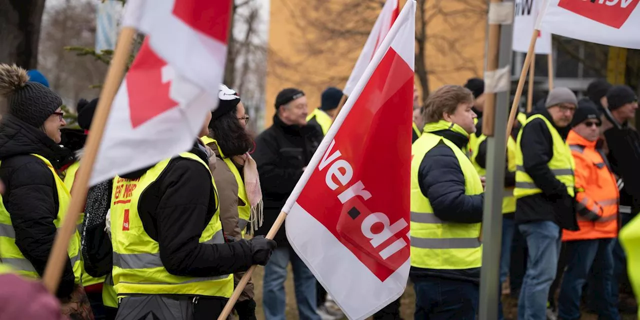 Warnstreik im öffentlichen Dienst in Mittelfranken