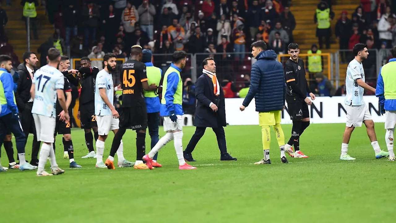 Galatasaray-Gegner Adana Demirspor sorgt für Abbruch von Süper-Lig-Spiel nach 34 Minuten