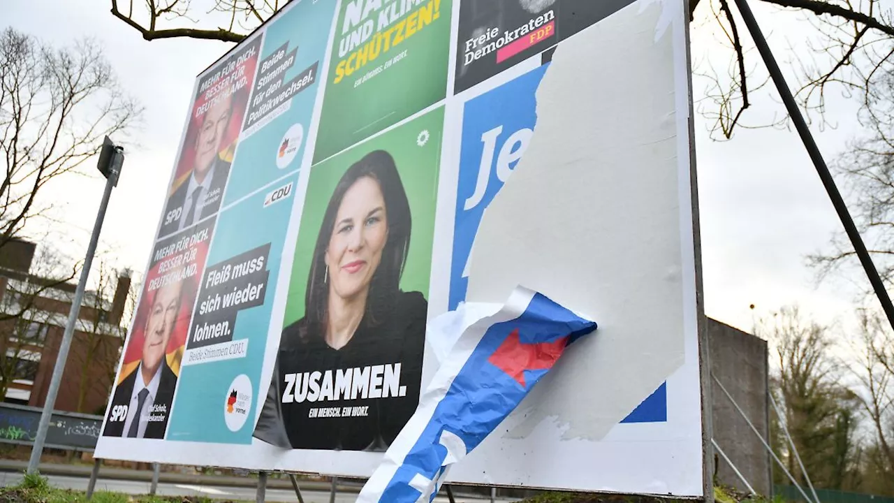 Sachsen-Anhalt: Mehr zerstörte Wahlplakate vor der Bundestagswahl