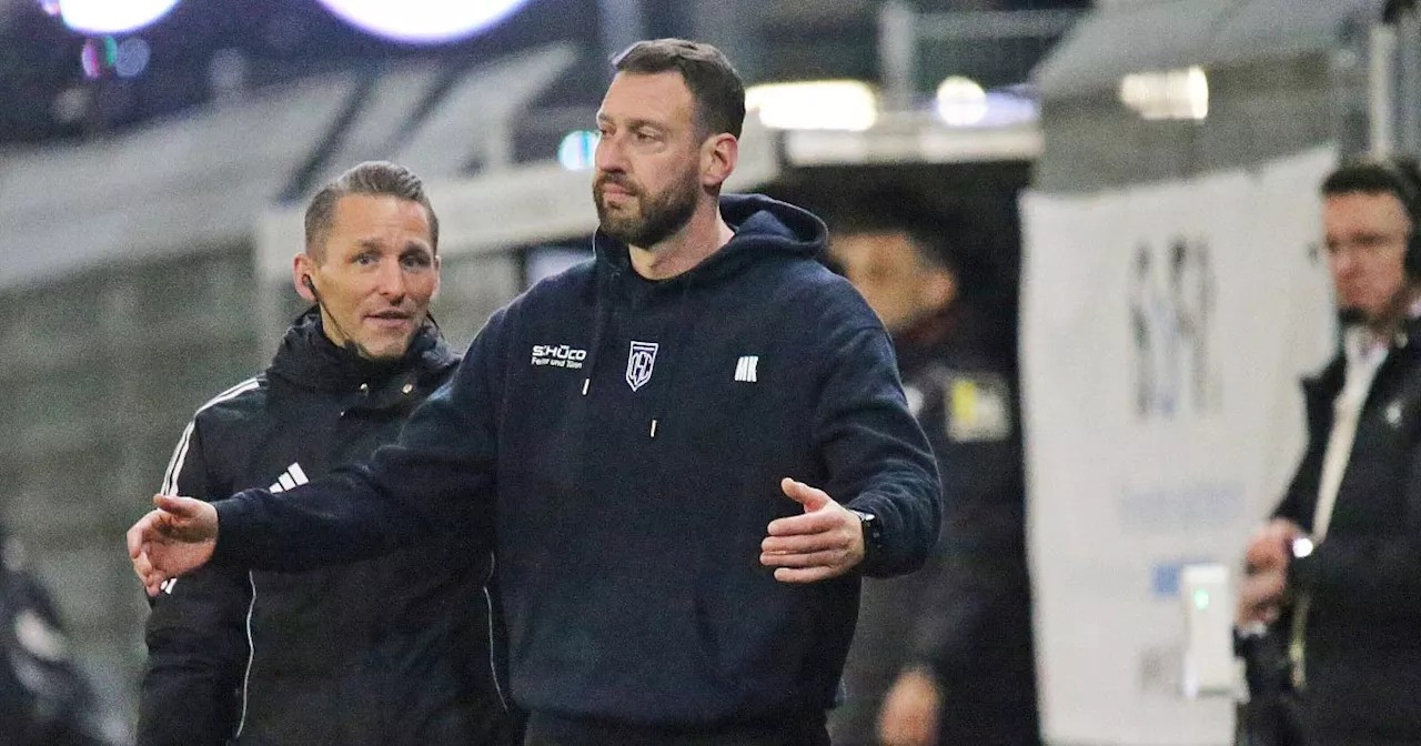 Analyse zur Arminia-Niederlage: Diese Reaktion von Coach Kniat ist bemerkenswert