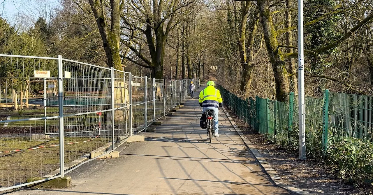 Mosaik an Bielefelder Lutter: Verschönerung des Grünzuges auf der Zielgeraden