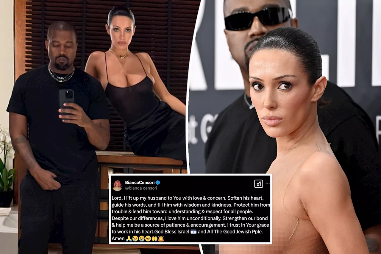 Bianca Censori denies posting cry for help after Kanye West's vile social media rant