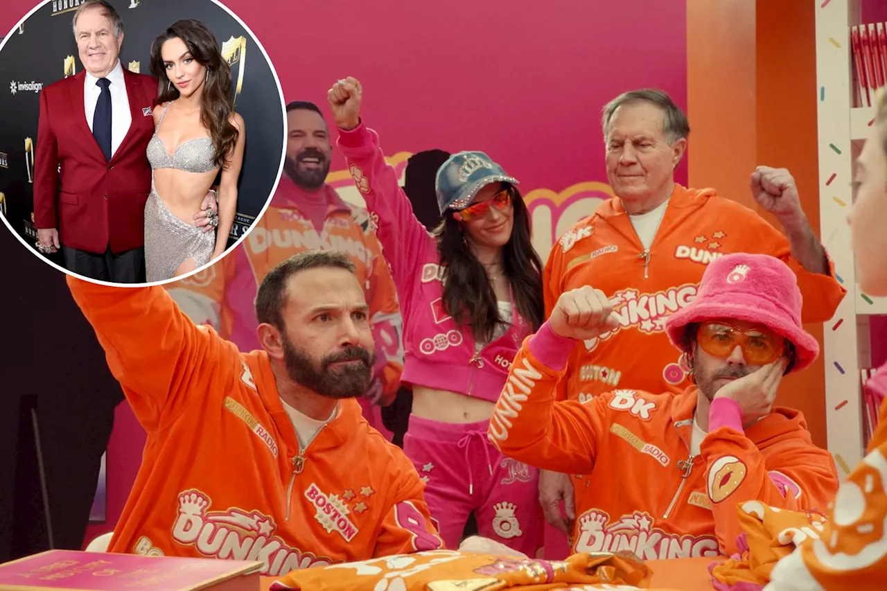 Bill Belichick and Girlfriend Jordon Hudson Star in Dunkin' Donuts Super Bowl Commercial