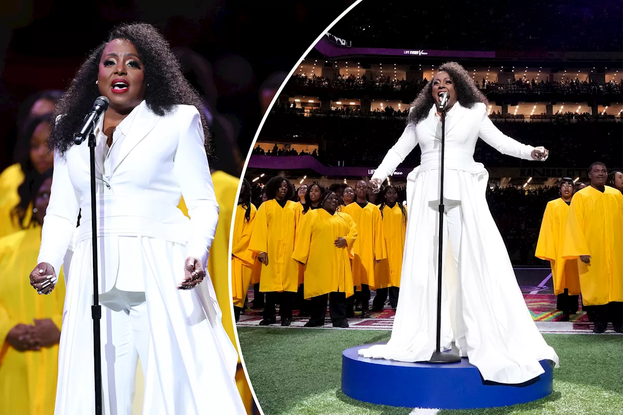 Ledisi wows with black National Anthem 'Lift Every Voice and Sing' at Super Bowl 2025