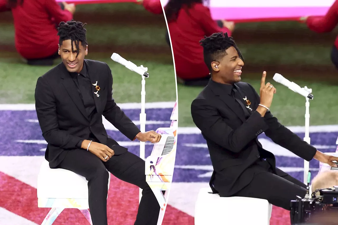 Louisiana native Jon Batiste sings National Anthem at the Super Bowl 2025