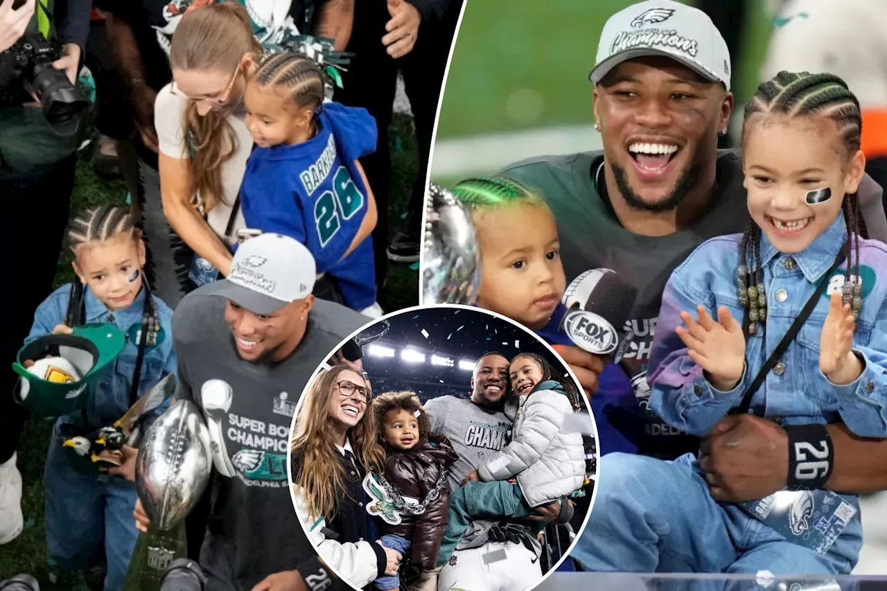 Saquon Barkley joined by family for heartfelt Eagles Super Bowl 2025 celebration