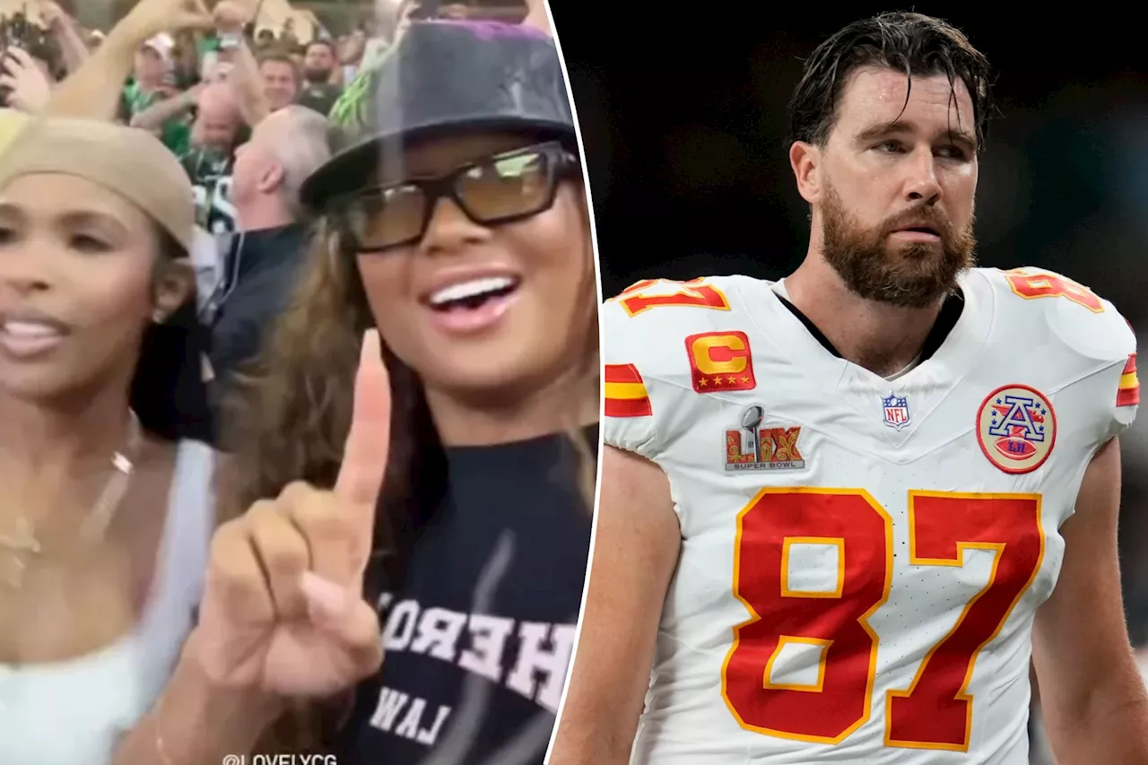 Travis Kelce's ex, Kayla Nicole, takes in Super Bowl 2025 surrounded by Eagles fans