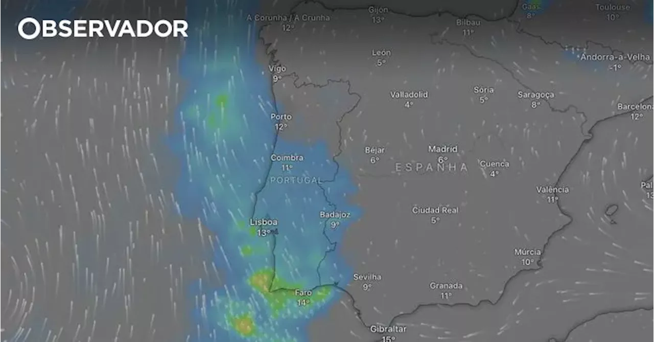 Bloqueio Anticiclónico Traz Semana de Chuva a Portugal