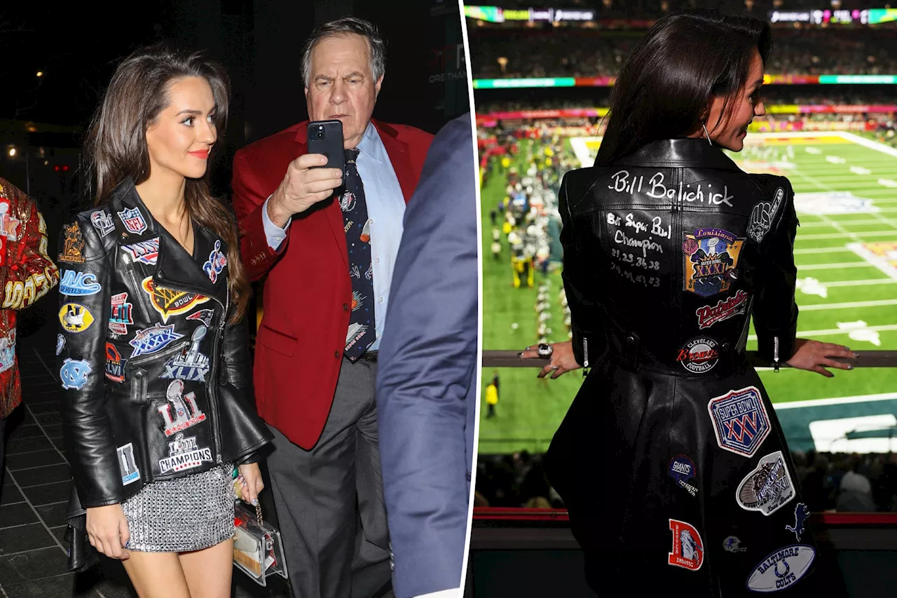 Cheerleader's Custom Jacket Honors Bill Belichick at Super Bowl 2025