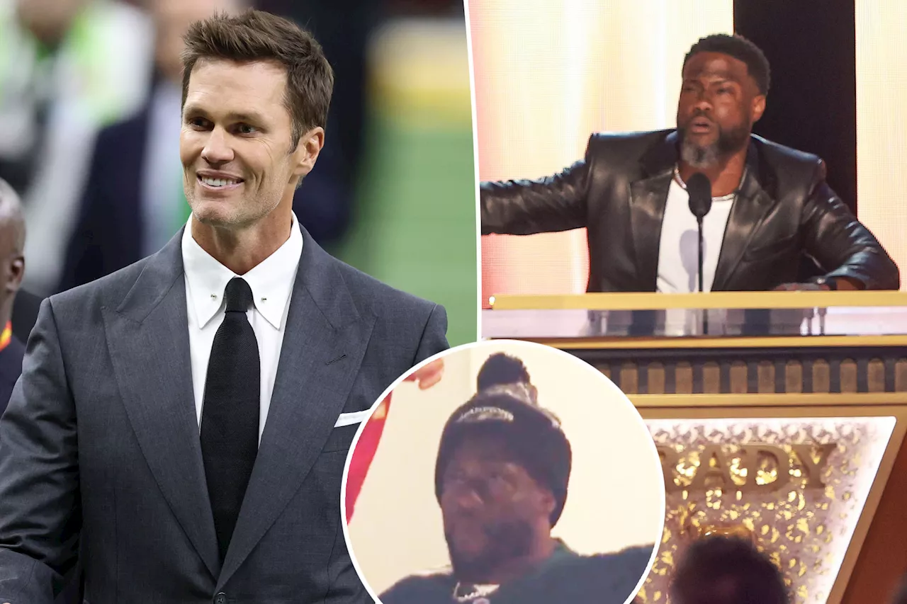 Tom Brady disses Kevin Hart mid-Super Bowl 2025 broadcast after comedian's savage roast