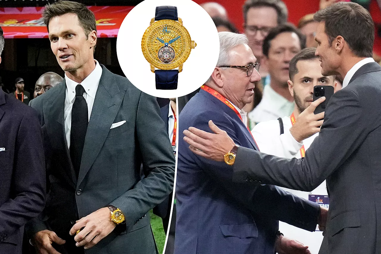 Tom Brady Makes Super Bowl Debut as Commentator, Wears $740,000 Watch