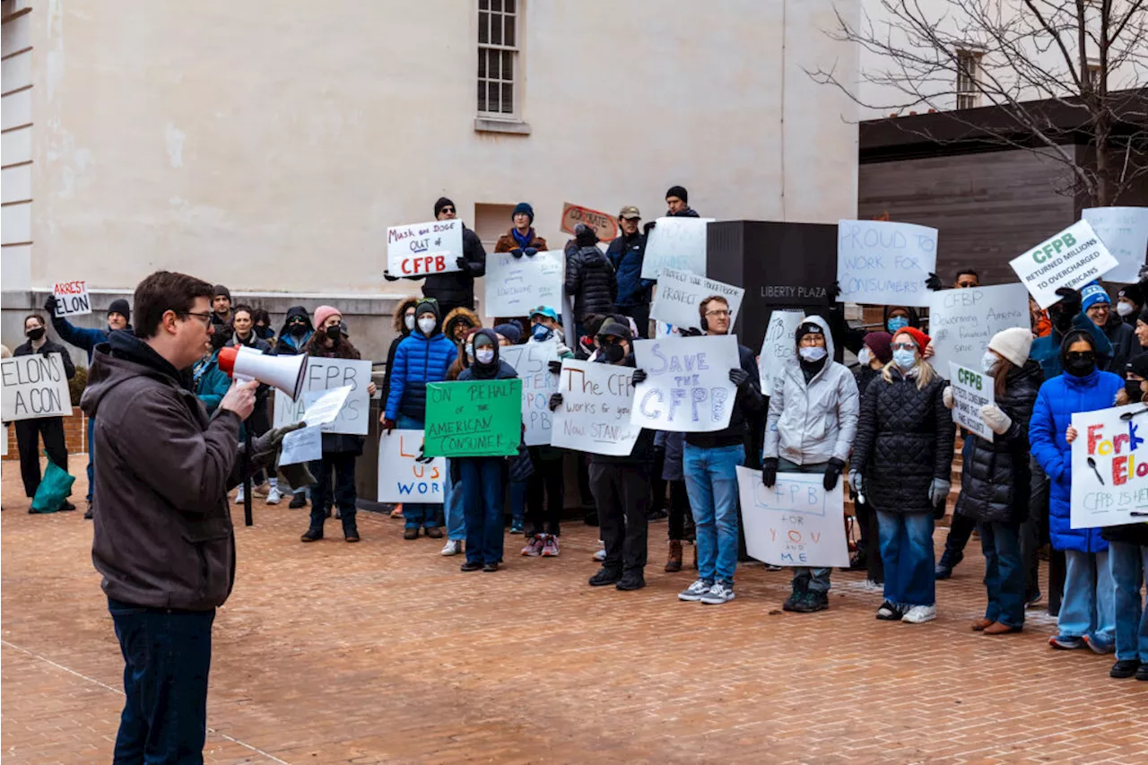 “Protest to Support CFPB – Rally at CFPB HQ this afternoon”