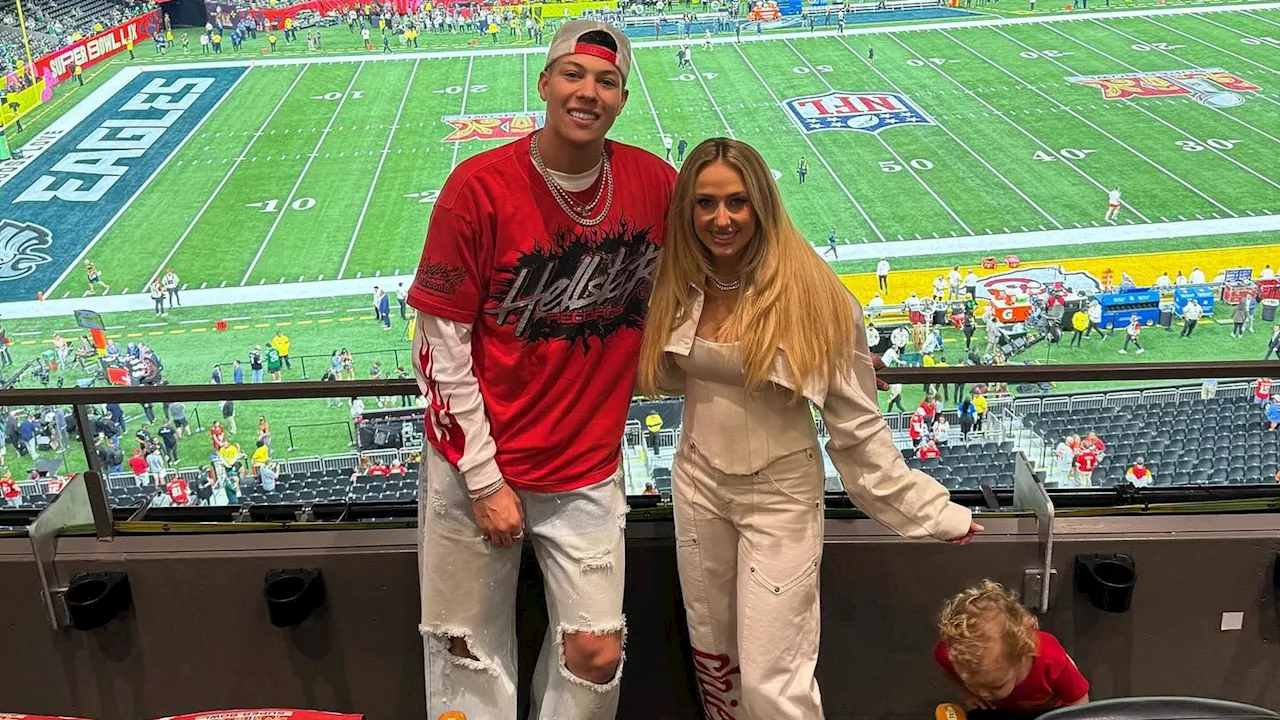 Brittany Mahomes feuert Patrick beim Super Bowl an - trotz Wochenalter Baby