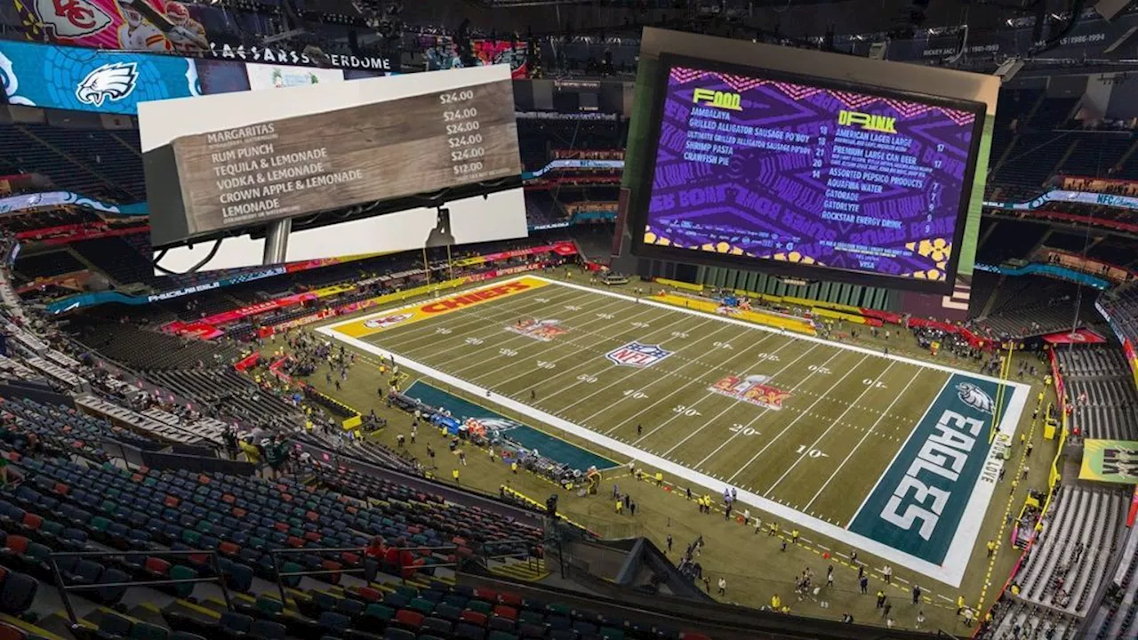 Super Bowl 2025: So viel kosten Getränke und Essen beim NFL-Finale in New Orleans