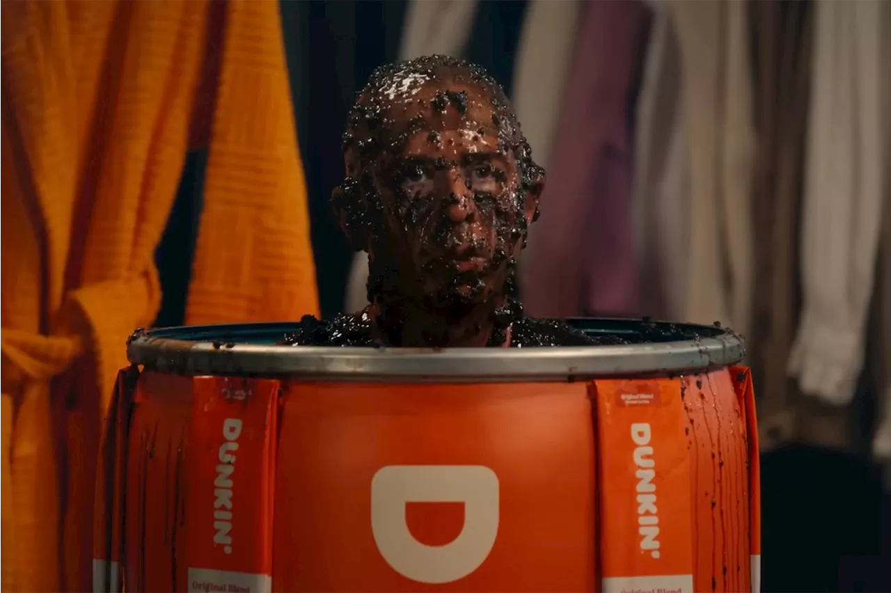 Jeremy Strong Goes All In for Dunkin' Donuts Super Bowl Ad