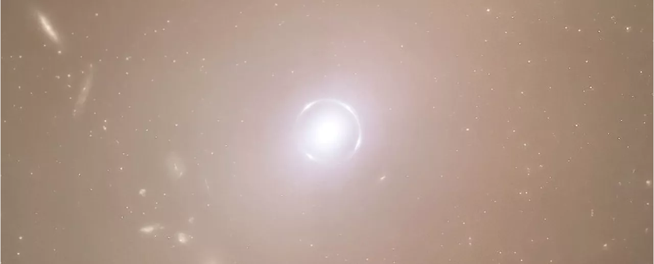 Rare Einstein Ring Discovered Around Galaxy by Euclid Telescope