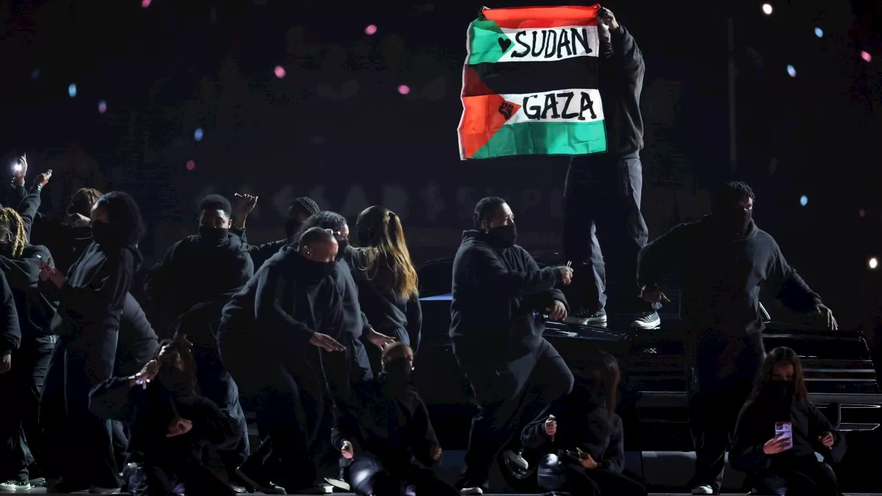 Super Bowl halftime show stormed by pro-Palestine protester