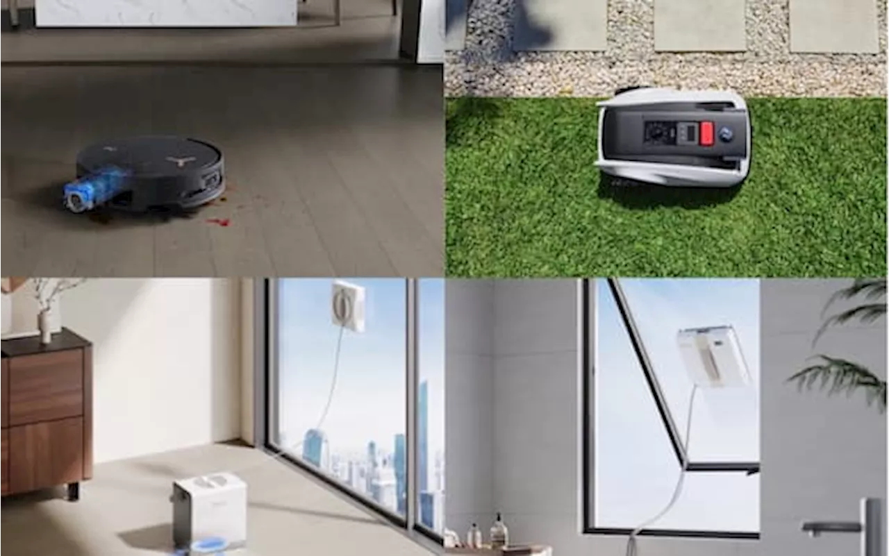 Ecovacs, arrivano le tre nuove linee di robot per il 2025