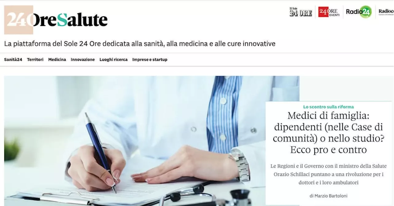 24Ore Salute: La Nuova Piattaforma Multimediale del Gruppo 24 ORE per la Salute