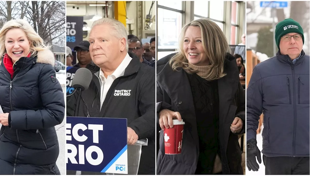 Ontario election 2025: Where the leaders are on Monday, Feb. 10