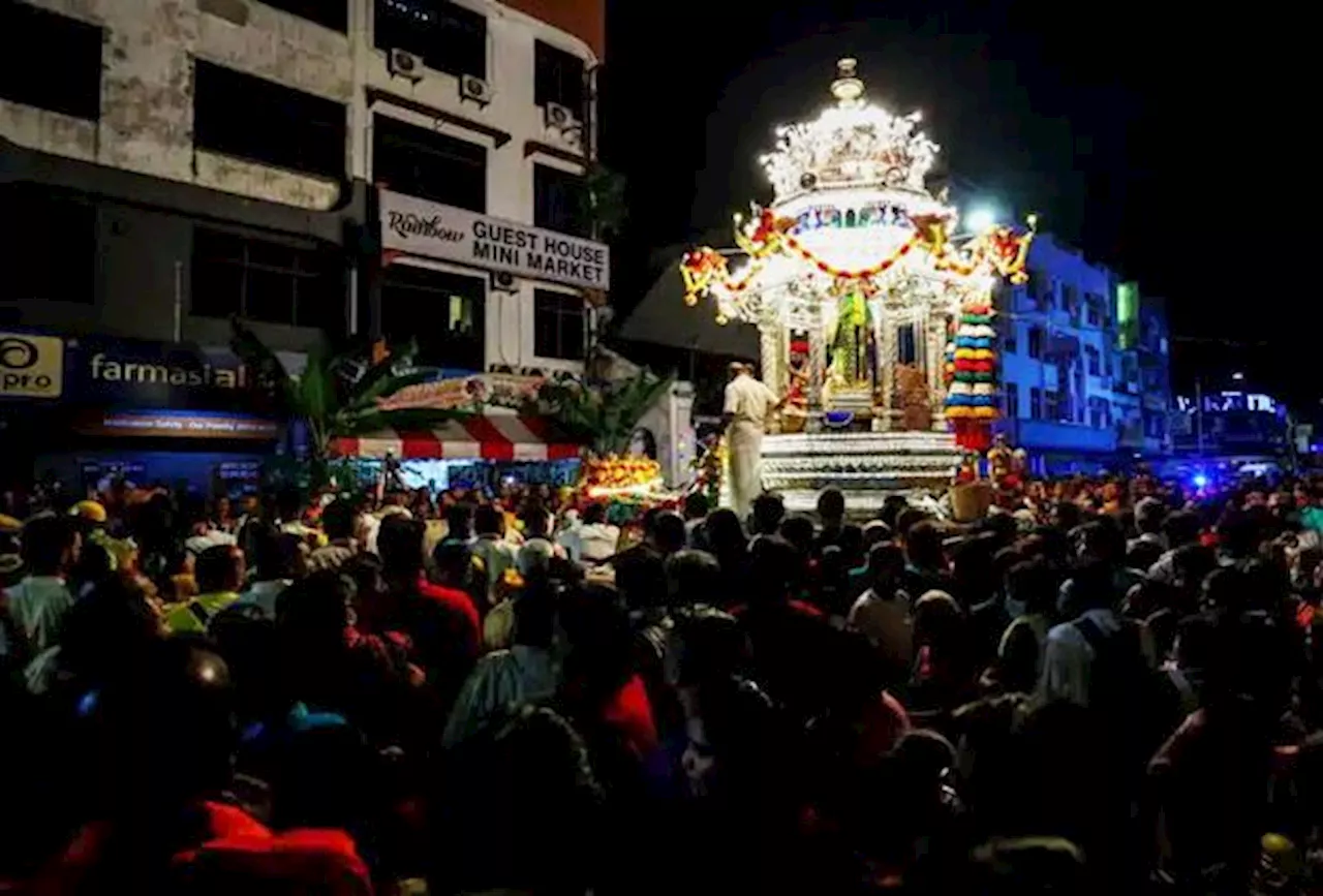 Penang's Thaipusam Festivities Reach a Climax with Silver Chariot Procession