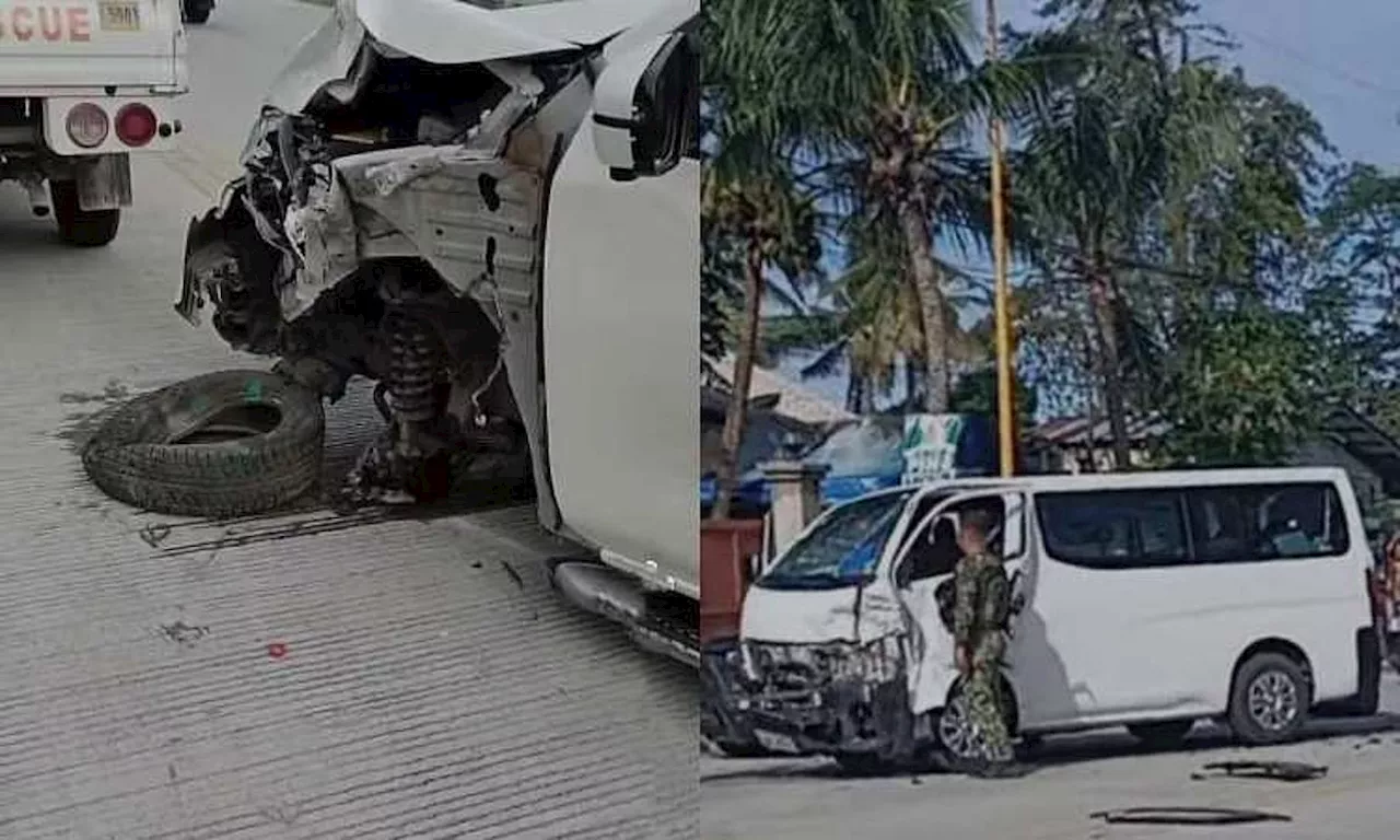 Stray dog causes 2-vehicle collision in Argao; 2 injured