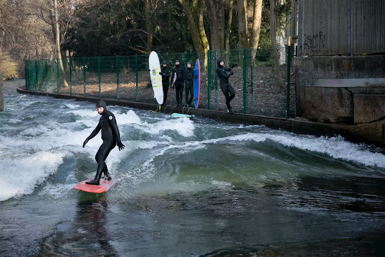 Lärmbelästigung als Begründung: Surfen an Dianabadschwelle in München gestoppt