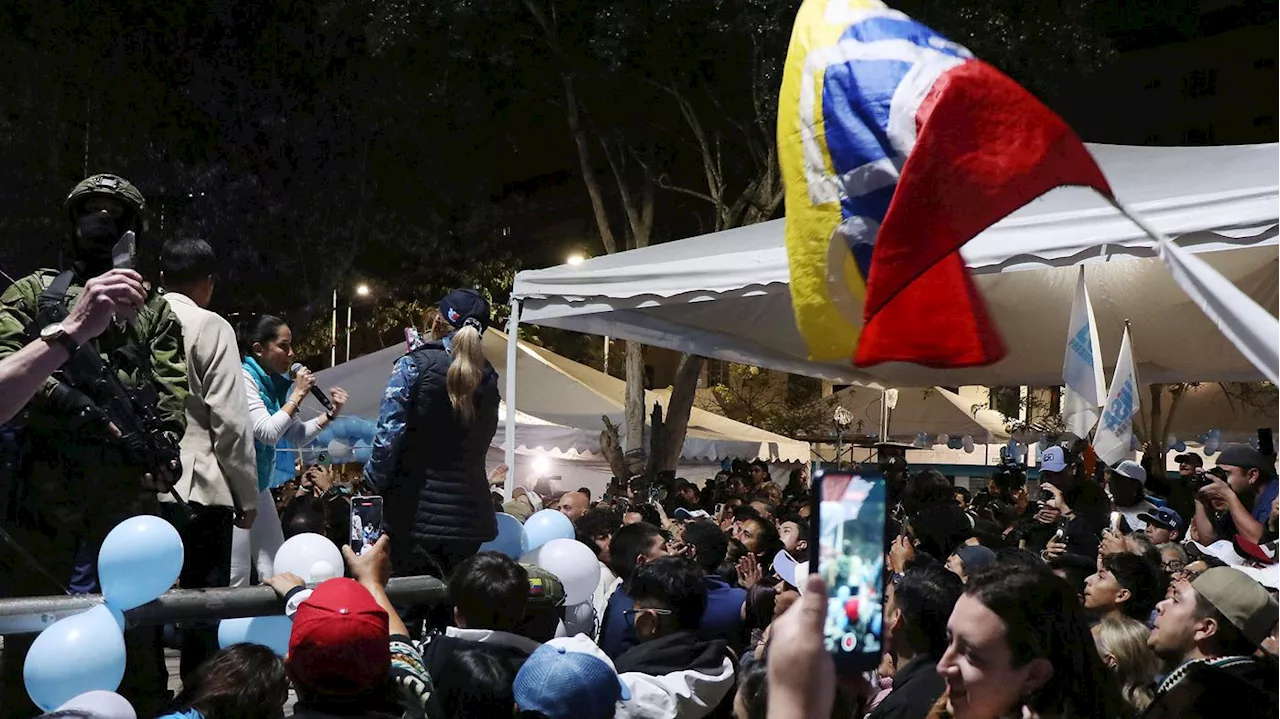 Zweite Abstimmung im April: Präsident Noboa und linke Kontrahentin gewinnen erste Wahlrunde in Ecuador