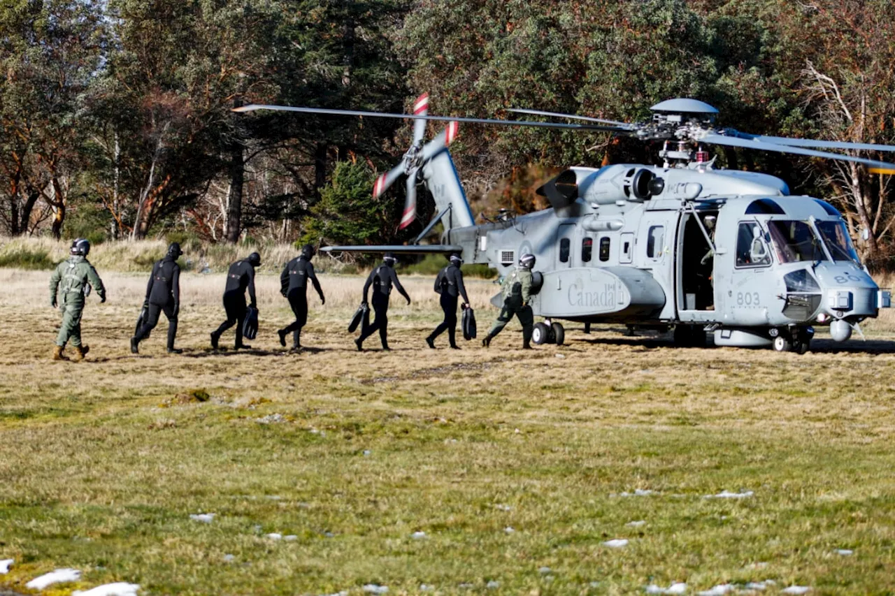 Canadian Divers Conduct 'Helocasting' Drills with NATO Allies