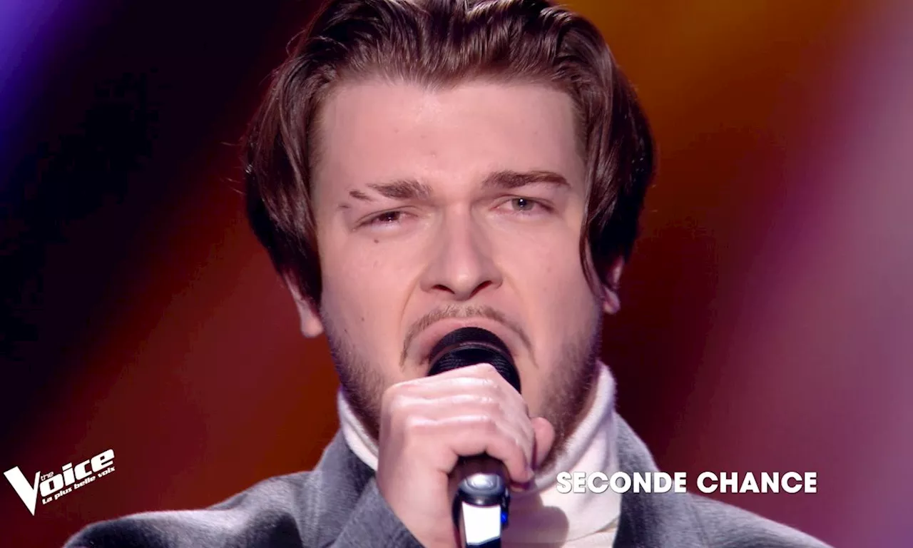  Mega chante 'Je te promets' de Johnny Hallyday (Auditions à l'aveugle)