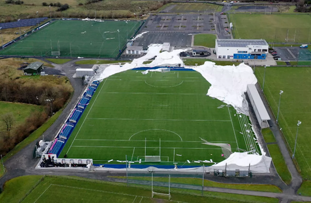 Connacht GAA Air Dome Awaits Reconstruction After Storm Damage