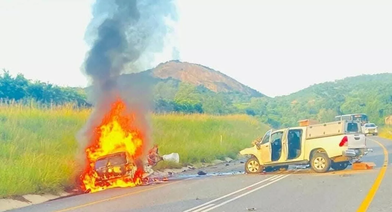 NOT FOR SENSITIVE VIEWERS: Four killed in accident on the N4 near Nelsville
