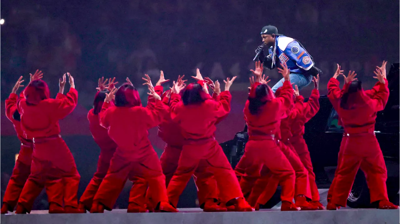 Kendrick Lamar brings viral diss track to Super Bowl stage