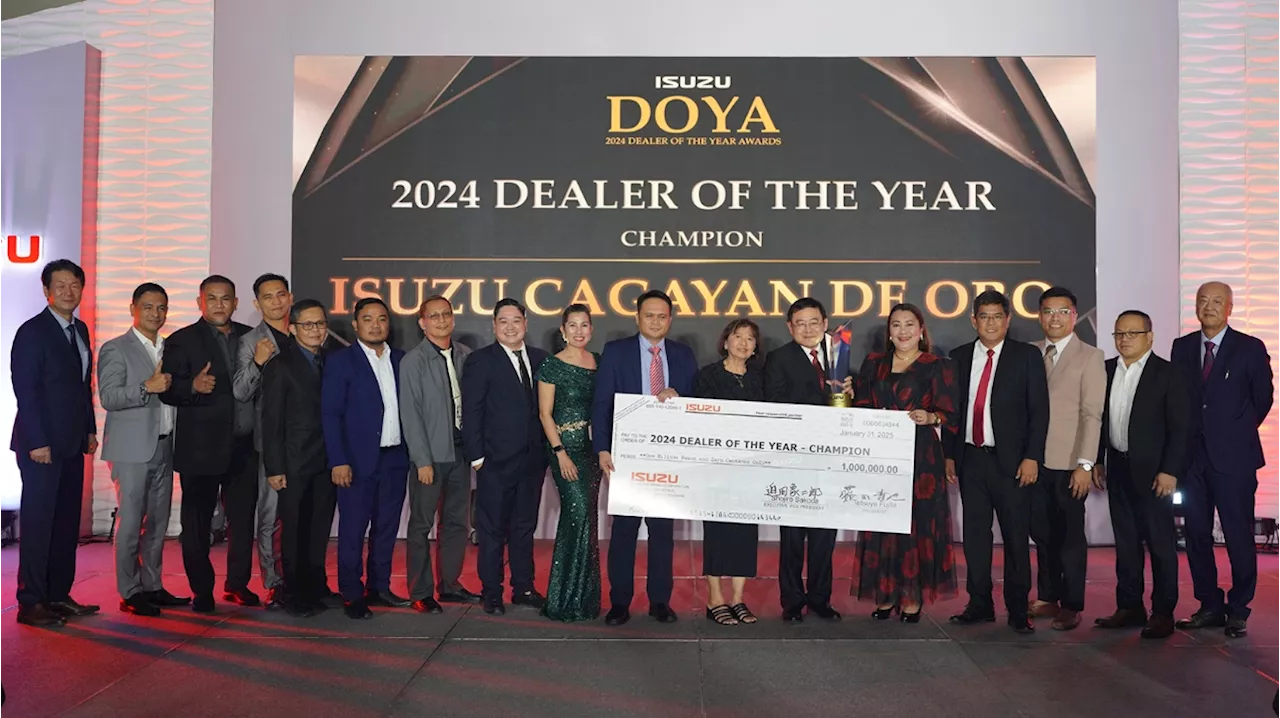 Isuzu crowns Cagayan de Oro outlet as its 2024 Dealer of the Year